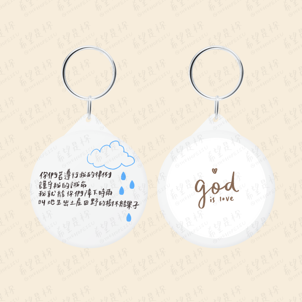 你們若遵行我的律例謹守我的誡命我就給你們降下時雨叫地生出土產田野的樹木結果子