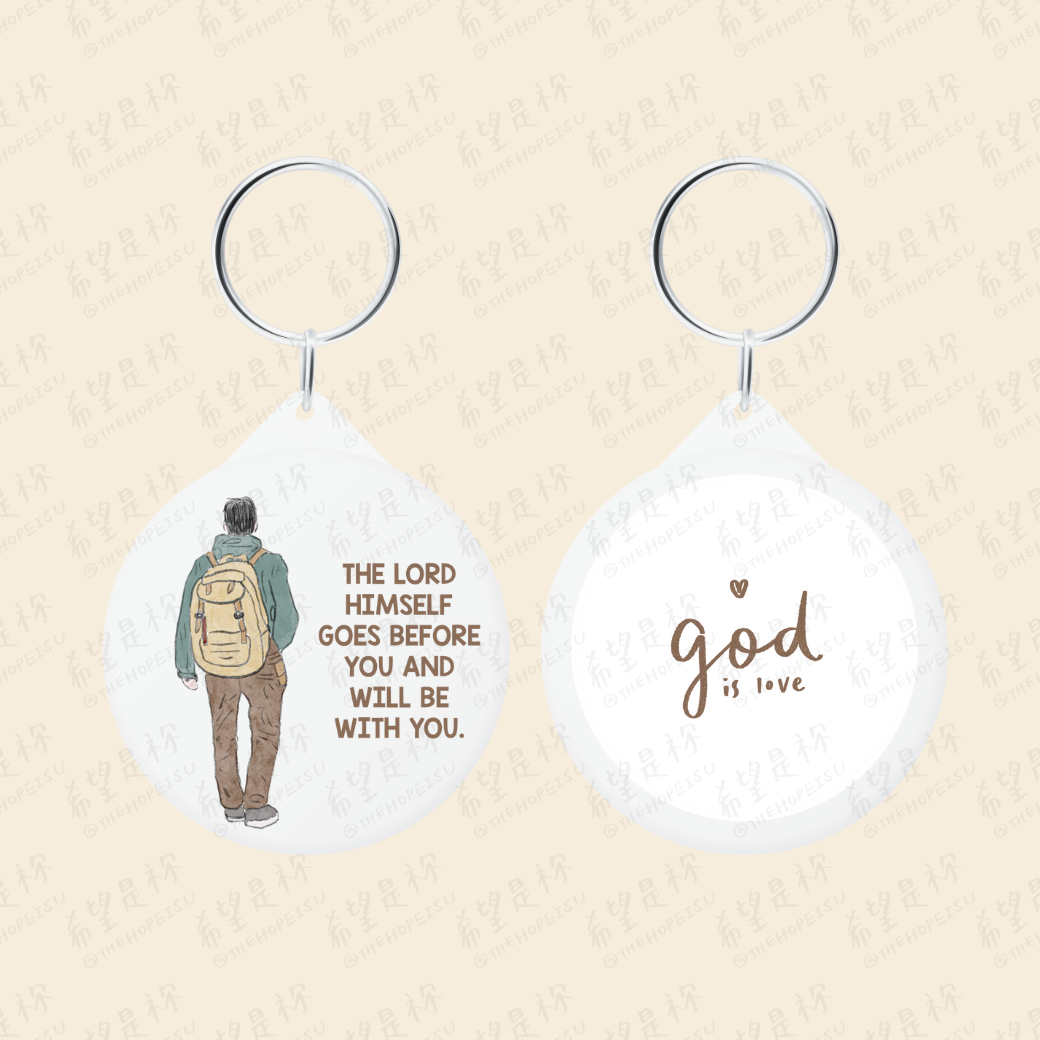 THE LORD HIMSELF GOES BEFORE YOU AND WILL BE WITH YOU.