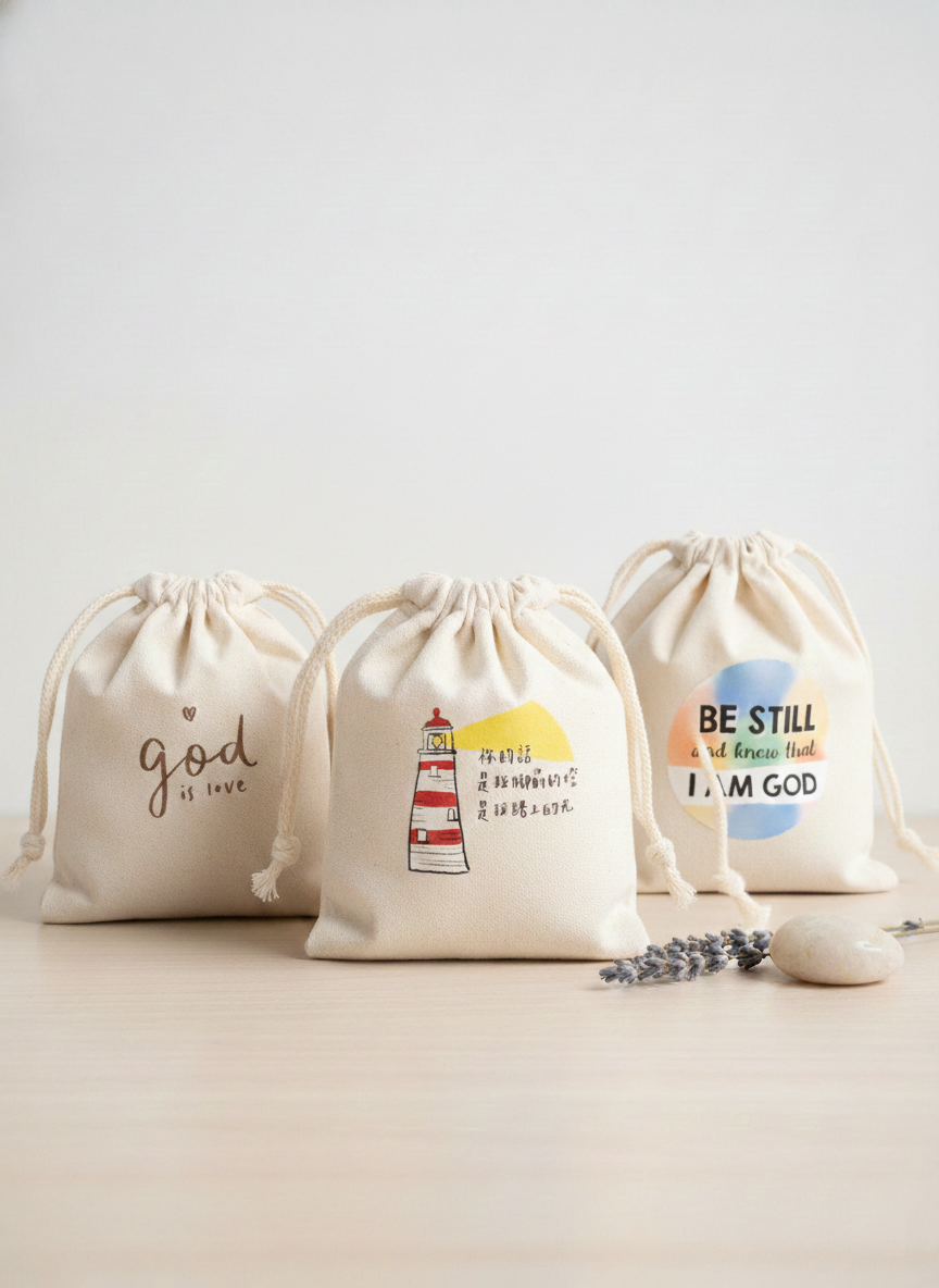 恩典同行 束口袋