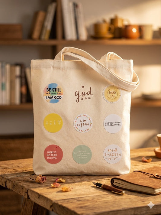 支持福音事工 滿500送質感托特包